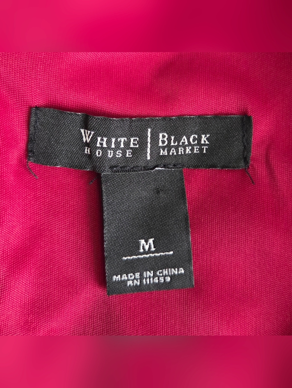 White House Black Market Red & Black Ruffle Midi Dress Size M - Picture 11 of 12